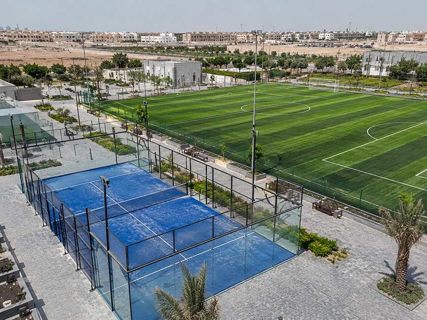 معرض صور تجهيز ملاعب كرة قدم وبادل
